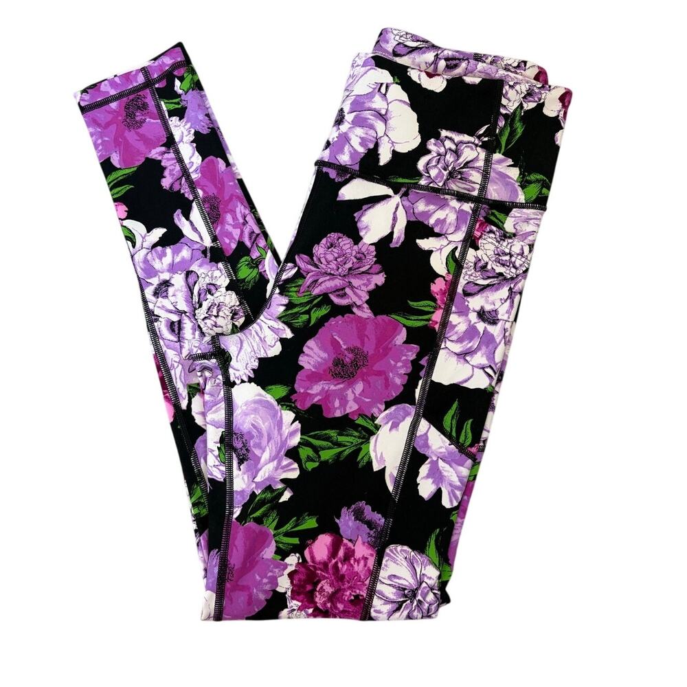 Victoria’s Secret Purple Black Leggings Size 12